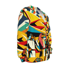 Load image into Gallery viewer, Bedouin Life Pop Art| Unisex V-neck Knitted Cardigan