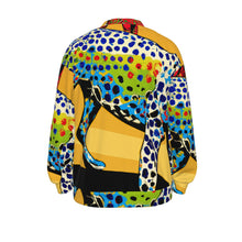 Load image into Gallery viewer, Colorful Leopard Print | Unisex V-neck Knitted Cardigan