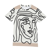 Load image into Gallery viewer, Man wearing Shemagh Line Art| Unisex T-Shirt | (100% Cotton)