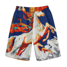 Load image into Gallery viewer, Fired Horse Painting | Unisex Straight Short (100% Cotton)