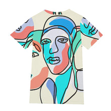 Load image into Gallery viewer, Women Face Line Art | Unisex T-Shirt | (100% Cotton)