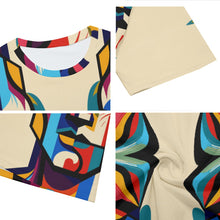Load image into Gallery viewer, Colorful Man Face | Unisex T-Shirt | (100% Cotton)