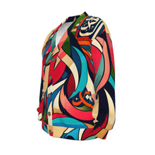 Load image into Gallery viewer, Colorful Horse Art | Unisex V-neck Knitted Cardigan