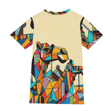 Load image into Gallery viewer, Colorful Digital Art of Camels | Unisex T-Shirt | (100% Cotton)