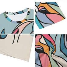 Load image into Gallery viewer, Colorful Horse Line Art | Unisex T-Shirt | (100% Cotton)