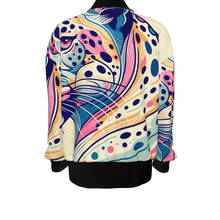 Load image into Gallery viewer, Blue and Pink Leopard Print | Unisex Knitted Jacket