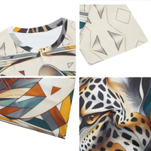 Load image into Gallery viewer, Luxury Digital Art of Leopard Face| Unisex T-Shirt | (100% Cotton)