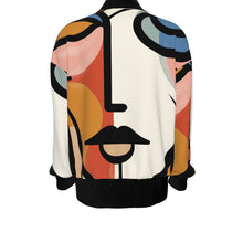 Load image into Gallery viewer, Abstract face Art | Unisex Knitted Jacket