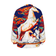 Load image into Gallery viewer, Horse Fired Art | Unisex V-neck Knitted Cardigan