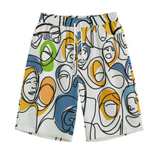 Load image into Gallery viewer, Crowded Women Art | Unisex Straight Short (100% Cotton)