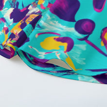 Load image into Gallery viewer, Pink and Blue Leopard Print | Unisex Straight Short (100% Cotton)