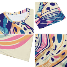 Load image into Gallery viewer, Blue and Pink Leopard Print | Unisex T-Shirt | (100% Cotton)