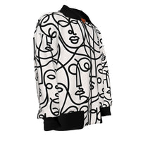 Load image into Gallery viewer, Faces Art | Unisex Knitted Jacket