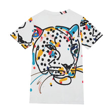 Load image into Gallery viewer, Leopard Face Line Art | Unisex T-Shirt | (100% Cotton)