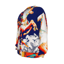 Load image into Gallery viewer, Horse Fired Art | Unisex V-neck Knitted Cardigan