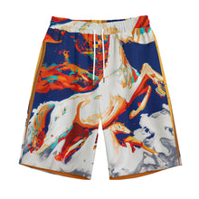 Load image into Gallery viewer, Fired Horse Painting | Unisex Straight Short (100% Cotton)