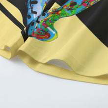 Load image into Gallery viewer, Blue Leopard Body Art | Unisex Straight Short (100% Cotton)