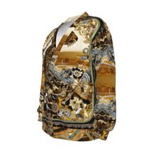 Load image into Gallery viewer, Leopard in Desert | Unisex V-neck Knitted Cardigan