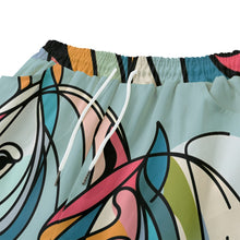 Load image into Gallery viewer, Colorful Horse Line Art | Unisex Straight Short (100% Cotton)