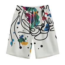 Load image into Gallery viewer, Colorful Leopard Face | Unisex Straight Short (100% Cotton)