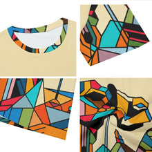 Load image into Gallery viewer, Colorful Digital Art of Camels | Unisex T-Shirt | (100% Cotton)