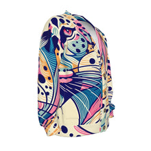 Load image into Gallery viewer, Pink and Blue Leopard Print | Unisex V-neck Knitted Cardigan