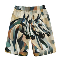 Load image into Gallery viewer, Horses Art | Unisex Straight Short (100% Cotton)