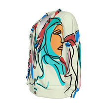 Load image into Gallery viewer, Women Faces Art | Unisex V-neck Knitted Cardigan