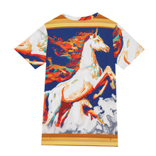 Load image into Gallery viewer, Fired Horse Painting | Unisex T-Shirt | (100% Cotton)