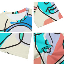 Load image into Gallery viewer, Women Face Line Art | Unisex T-Shirt | (100% Cotton)