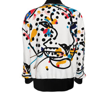 Load image into Gallery viewer, Leopard Face Line Art | Unisex Knitted Jacket