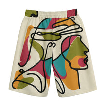 Load image into Gallery viewer, Colorful face Art | Unisex Straight Short (100% Cotton)