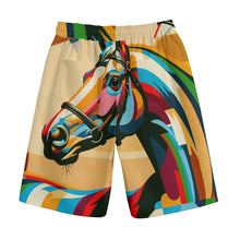 Load image into Gallery viewer, Horse Face Digital Art | Unisex Straight Short (100% Cotton)
