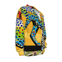 Load image into Gallery viewer, Colorful Leopard Print | Unisex V-neck Knitted Cardigan