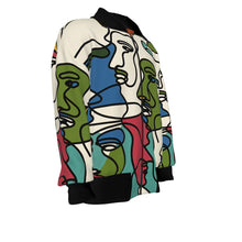 Load image into Gallery viewer, Saudi Men Continues Line Art | Unisex Knitted Jacket