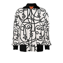 Load image into Gallery viewer, Faces Art | Unisex Knitted Jacket