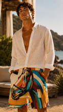 Load image into Gallery viewer, Colorful Art of Arabian Horse with Arabic Letters | Men Shorts (100% Cotton)