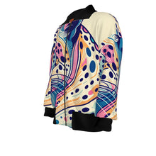 Load image into Gallery viewer, Blue and Pink Leopard Print | Unisex Knitted Jacket
