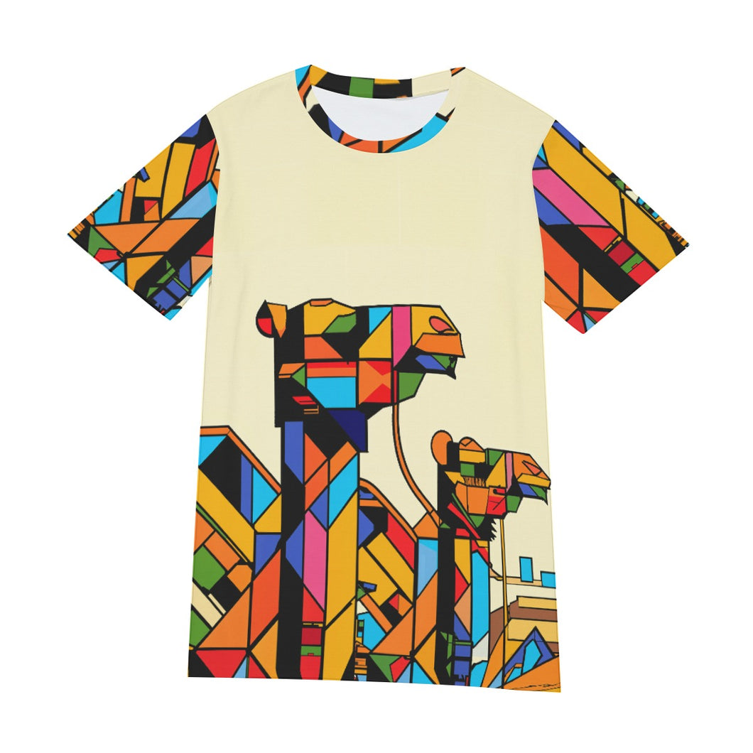Digital Art of Camels | Unisex T-Shirt | (100% Cotton)