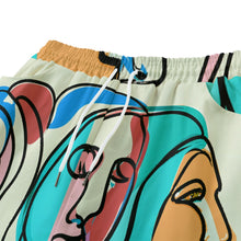 Load image into Gallery viewer, Arabic Women Line Art | Unisex Straight Short (100% Cotton)
