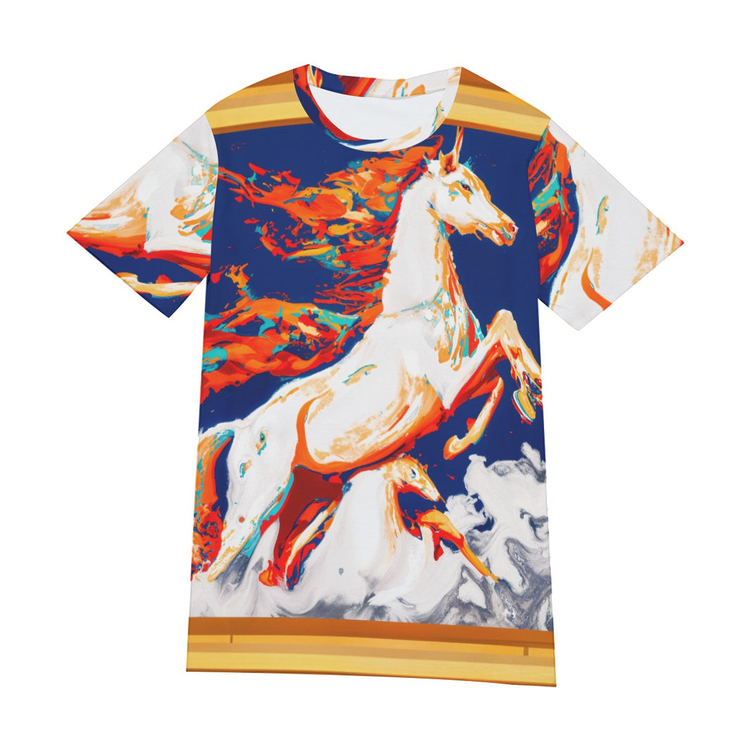 Fired Horse Painting | Unisex T-Shirt | (100% Cotton)