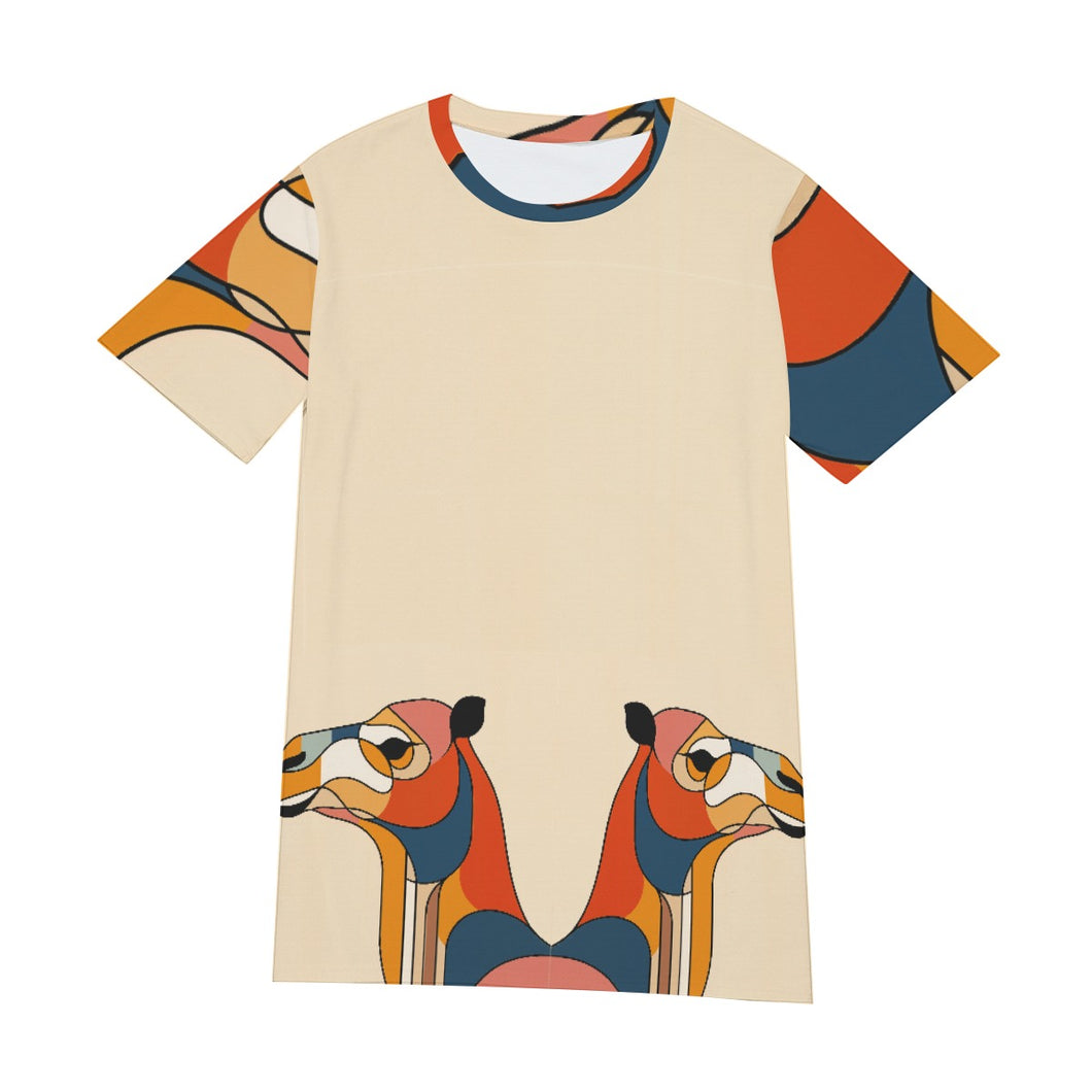 Camels in Opposite sides  | Unisex T-Shirt | (100% Cotton)