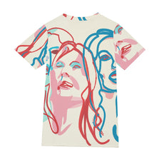 Load image into Gallery viewer, Faces Random Line Art  | Unisex T-Shirt | (100% Cotton)
