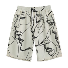Load image into Gallery viewer, Faces Pencil Art | Unisex Straight Short (100% Cotton)
