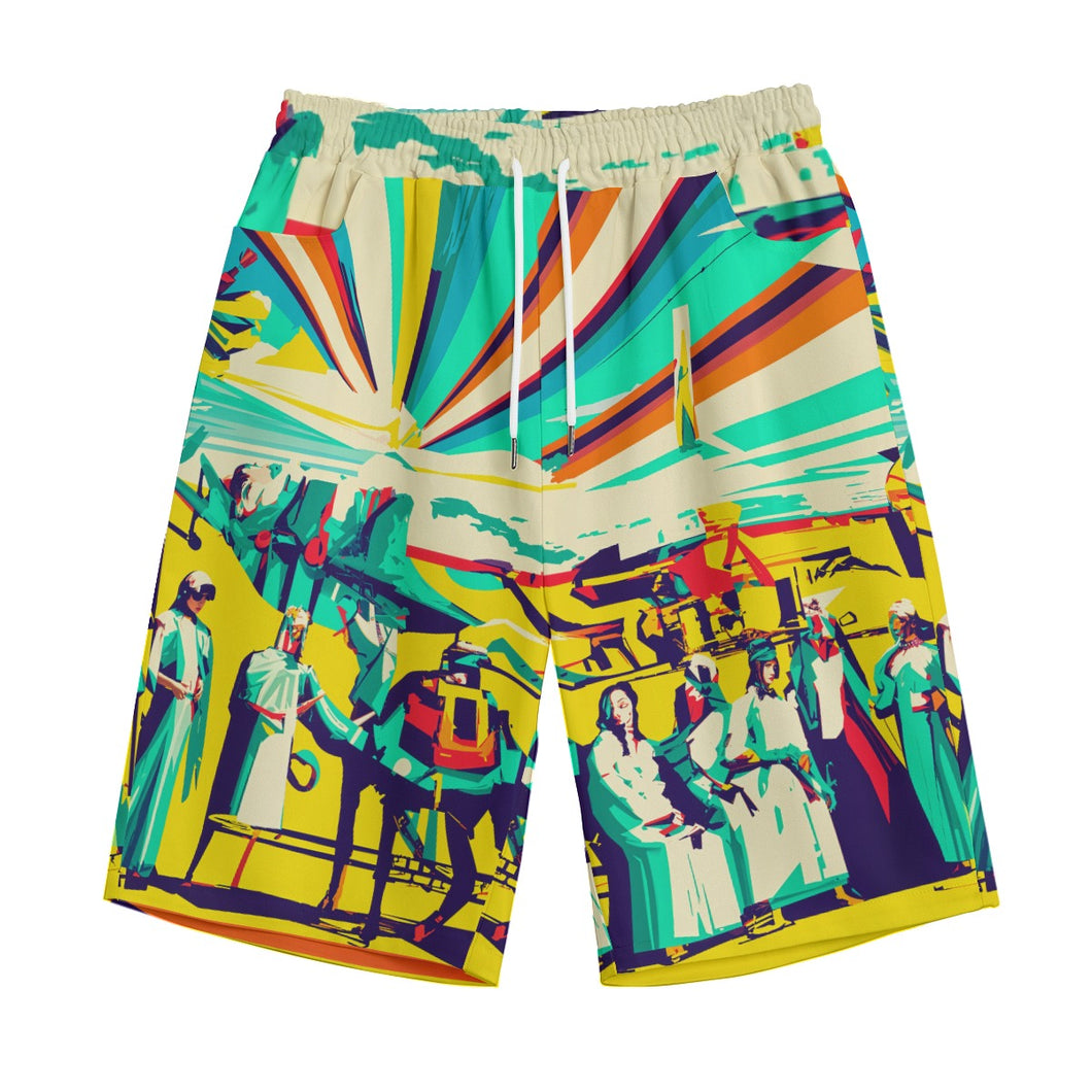 Desert Life Pop Art | Unisex Straight Short (100% Cotton)