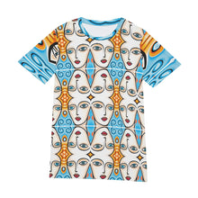 Load image into Gallery viewer, Faces Abstract Art | Unisex T-Shirt | (100% Cotton)
