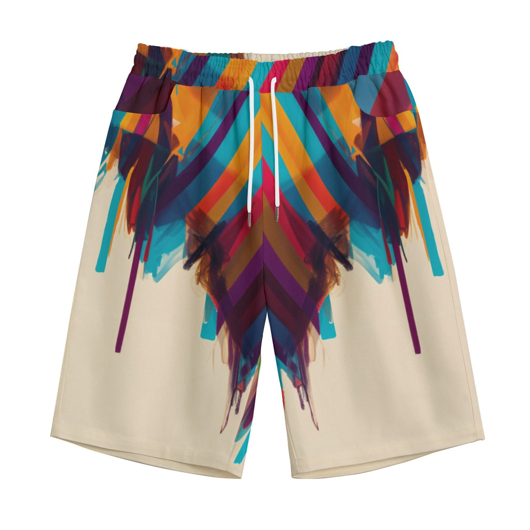 Colorful Print | Unisex Straight Short (100% Cotton)