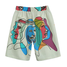 Load image into Gallery viewer, Arabic Men Line Art | Unisex Straight Short (100% Cotton)
