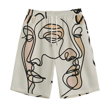Load image into Gallery viewer, Double Face Art | Unisex Straight Short (100% Cotton)
