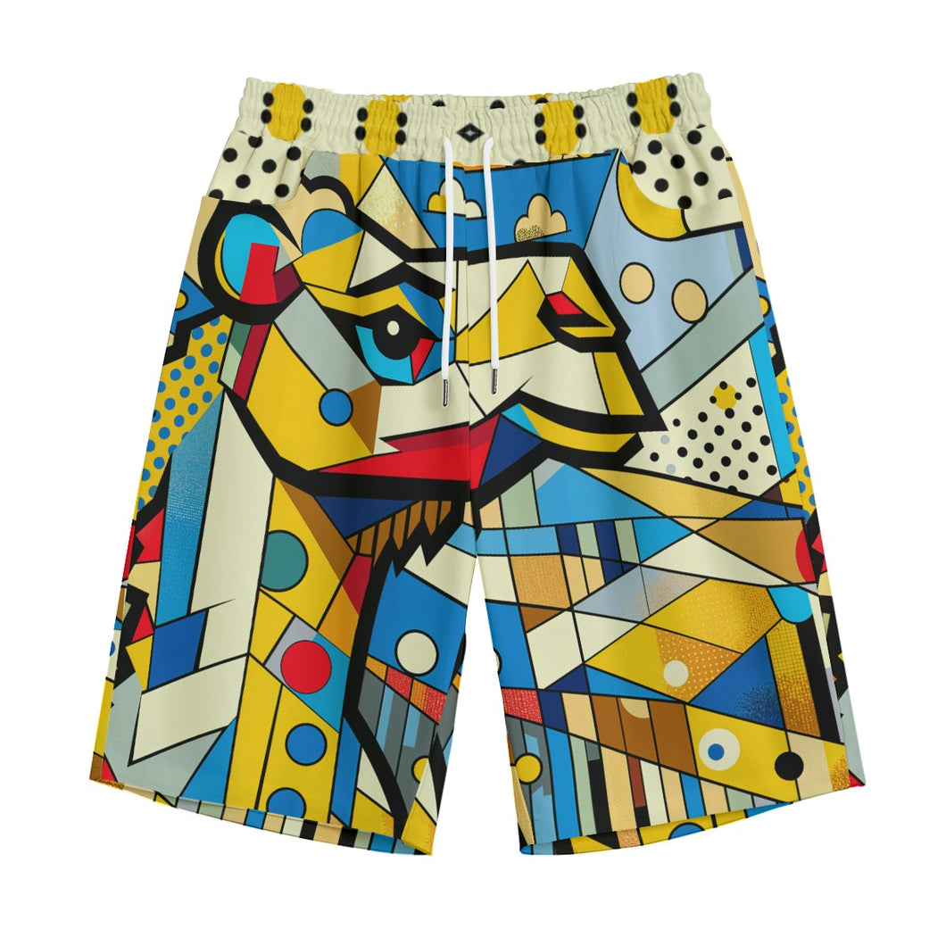 Camel Face Pop Art | Unisex Straight Short (100% Cotton)